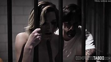 Taboo teen PRISONER RIDES and gets CUM in mouth on hidden cam.