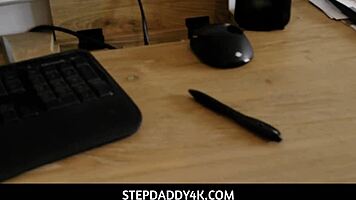 Blonde Stepdaughter Gives Thanks On Thanksgiving