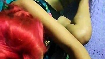 Teen gives blowjob and plays on hammock!