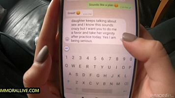 Athletic teen double-crosses her coach with big cock in POV.