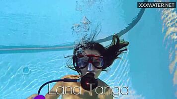 lana tanga shows me underwater orgasms