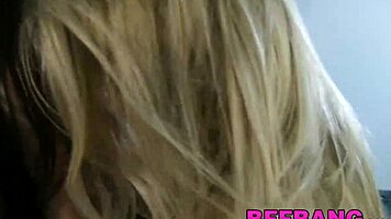 Passionate cum eating session with teen girlfriends sucking and fucking passionately