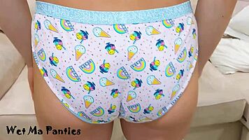 Fucking new step sister in sexy panties leads to cumshot