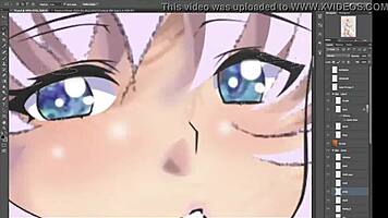 Feel The Passion As Busty Athena's Huge Boobs Dominate In This Hentai Scene.