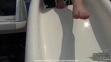 Teen Girl April Intense Facial Compilation