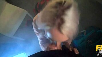 Sweet teen rides massive cock in dorm during halloween.