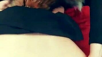 Redhead Babe Gives Intense Deepthroat Blowjob, Fingers Pussy To Orgasm In Lingerie POV.