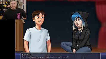 I think the dumbest reason I can't shower is in summertime saga