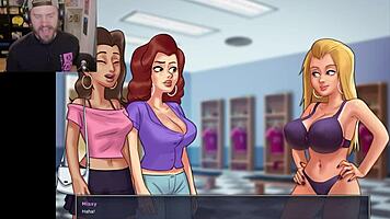 I think the dumbest reason I can't shower is in summertime saga