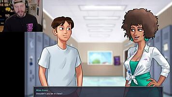 I think the dumbest reason I can't shower is in summertime saga