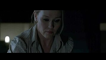 i'm outi maenpaa, topless with big tits, giving blowjob to ria kataja