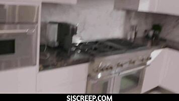 siscreep - stepsiblings jade and allen threesome with stepmom jasmine in creampie pov fun!