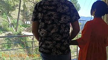 desi village girl pissing outdoors in roleplay with uncle