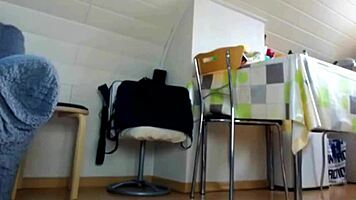 naughty webcam playtime with dildo and squirts