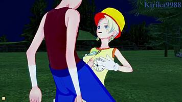 ulti and ms valentine fuck monkey d luffy in intense one piece hentai creampie