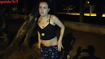 hot skinny girl asks, 'want to see my ass?'