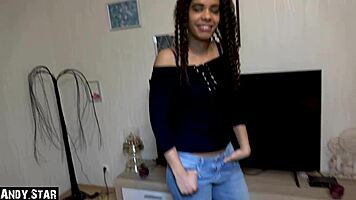 Unschuldslamm's POV: Blowing Neighbor's Cock Till He Cums In Mouth!