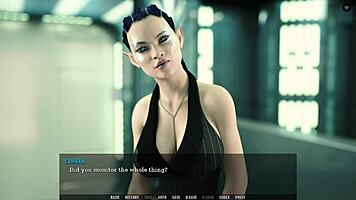 Playing the hot sex simulation in Tales from the Unending Void 17.