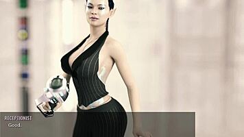 Playing the hot sex simulation in Tales from the Unending Void 17.