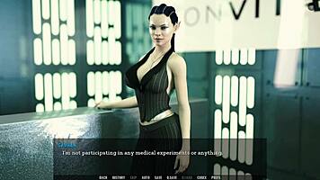 Playing the hot sex simulation in Tales from the Unending Void 17.