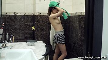 Teeny Lovers Cute Teen Dayana Komil Fucked And Cumloaded In Shower!