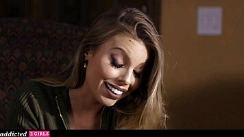 Kristen Scott Fingers Asian Gf's Pussy In Bathroom!