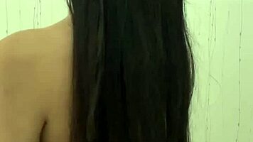 i was deepthroating a monster cock in the bathroom pov, big tits bouncing, cum in mouth