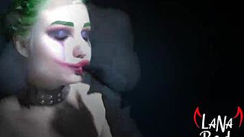 Big tits teen 18+s double handjob cumshot