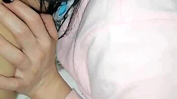 Petite Colombian latina pays debt with sexy ass licking and sucking to friend