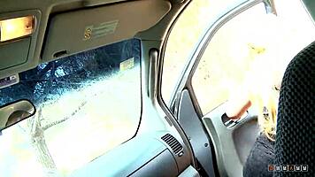 teen boy surprises mature with his big girthy cock outdoors