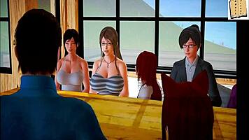 my new family 101 game with redhead milf big tits and ass in hentai cartoon?