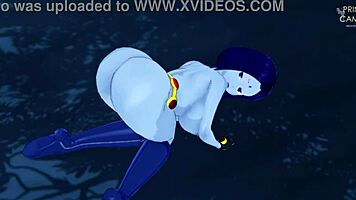 Raven's big thighs tease in the dark forest for JOI and facial 😏