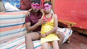 young indian wife takes hard ass fucking with tight hole