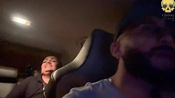 MILF and Friend Play with Boss's Monster Cock!