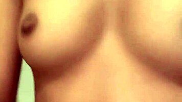 beautiful girl dances solo, showing pussy and tits