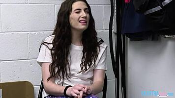 Naughty Teen Thief Aria Carson Pussy Fucked By Cop Mike Mancini