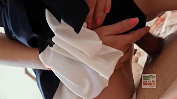 why does sophie petite 18+ mexican maid make me cum inside her?