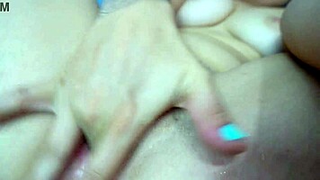 teen homemade beautiful amateur gets bent over for jerk off instructions leading to real orgasm in 4k close-up.