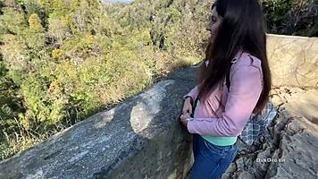 Forest Walk Ends With Guide Girl Fuck!