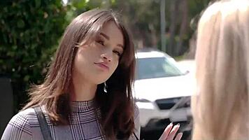 Stepbrother and Stepsister Slam Hardcore Anal Sex in Front of Friend During Wild Massage