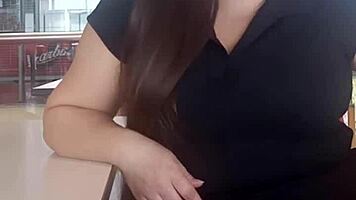 milf from mall gets rough anal by mistake, real homemade assfucking ends with creampie explosion