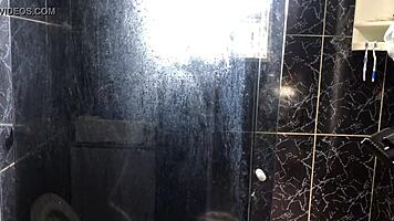 Young Guy Fucks Friend's Aunt in Bathroom