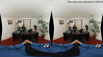 The big meat-ing! Shaved pussy close-up in office pov hardcore