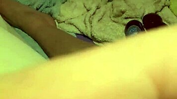 Watch this beautiful teen get double fisted on cam.