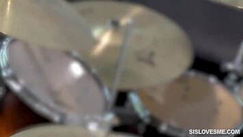 Kitty Carrera Sucks Step Bro's Hard Cock Deepthroat.