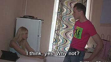 Lindsey Olsen Takes Double Cumshot And Gets Paid For Shaved Pussy Hardcore