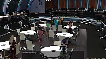 Stranded In Space 28 - Emotional Rockstar Performance By Curvy Mature Characters In 3D Cartoon