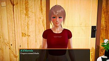 My New Family Game With Blonde Cartoon