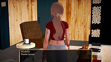 My New Family Game With Blonde Cartoon