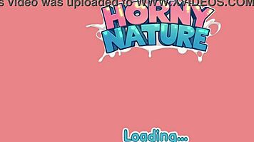 horny young female orc face-sits lucky boy in nature game review! 😏